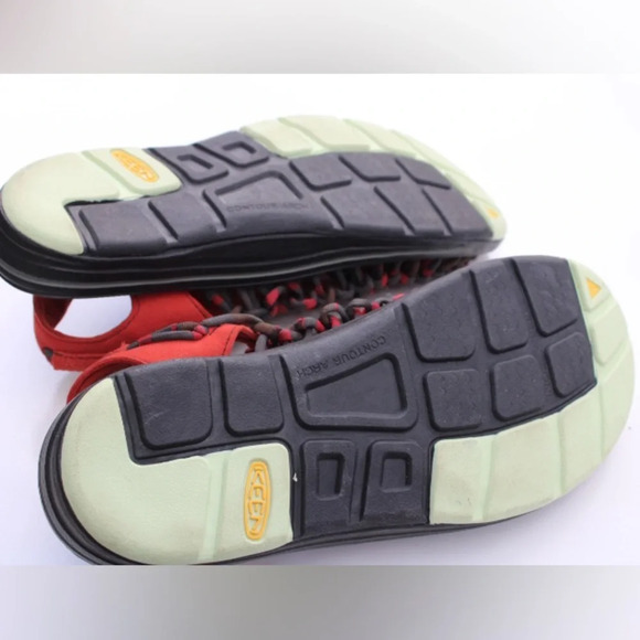 Keen Red and Black Men's Sandals - Picture 6 of 14